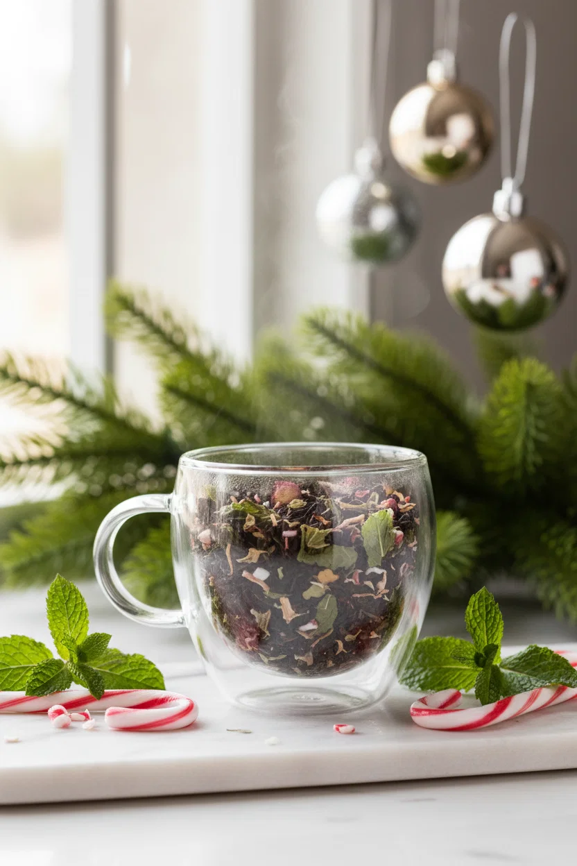 Peppermint Candy Cane Burst