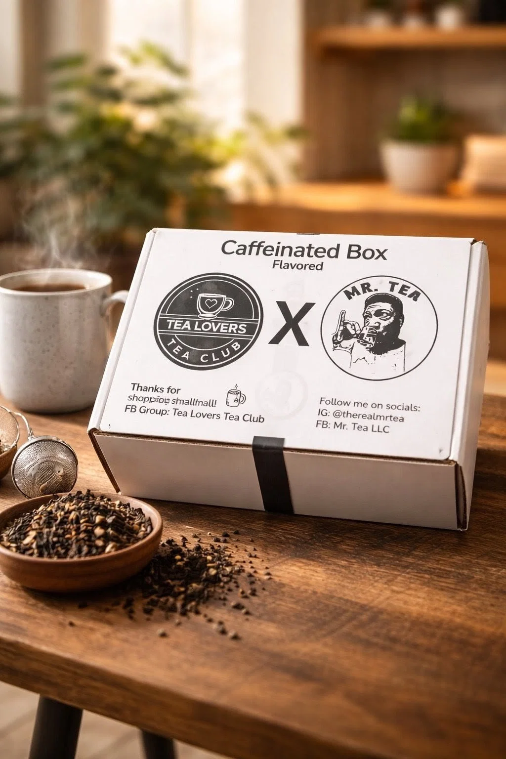 Tea Lovers Tea Club Caffeinated Flavored Box